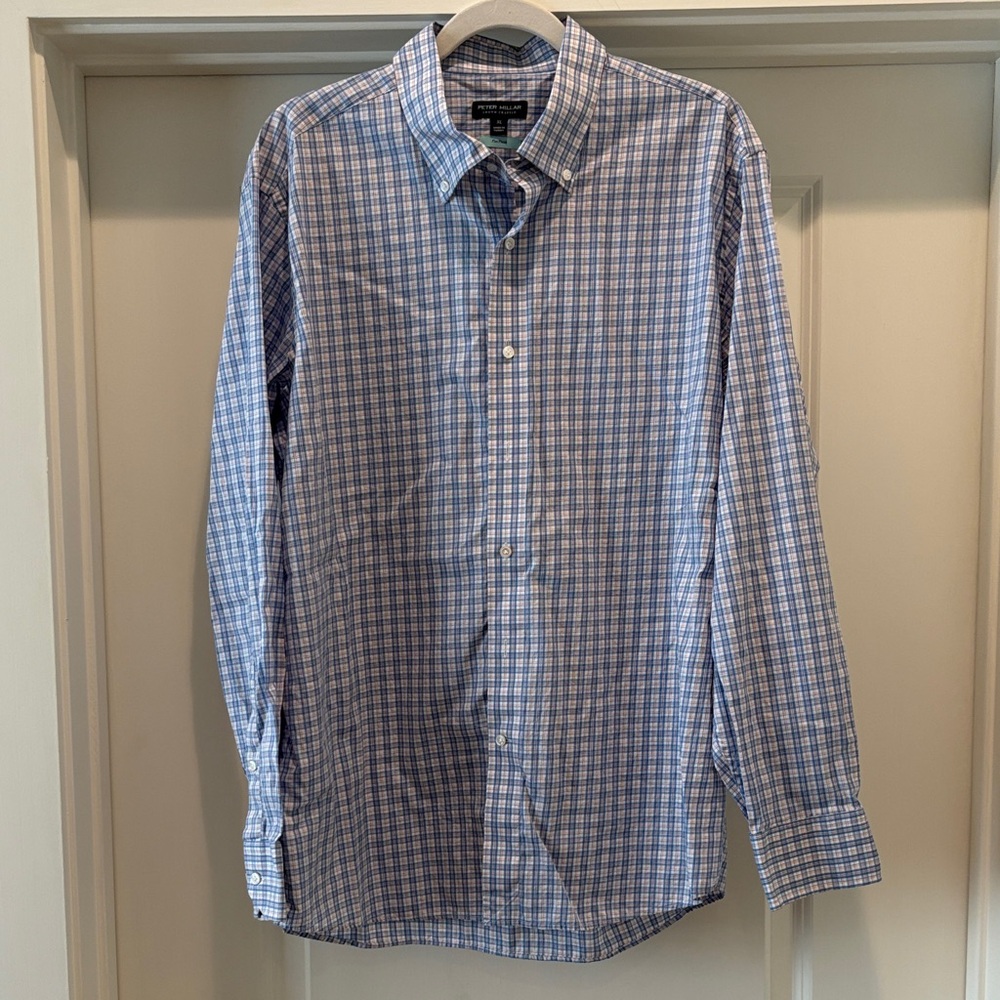 Peter Millar Button Up Shirt. Size XL